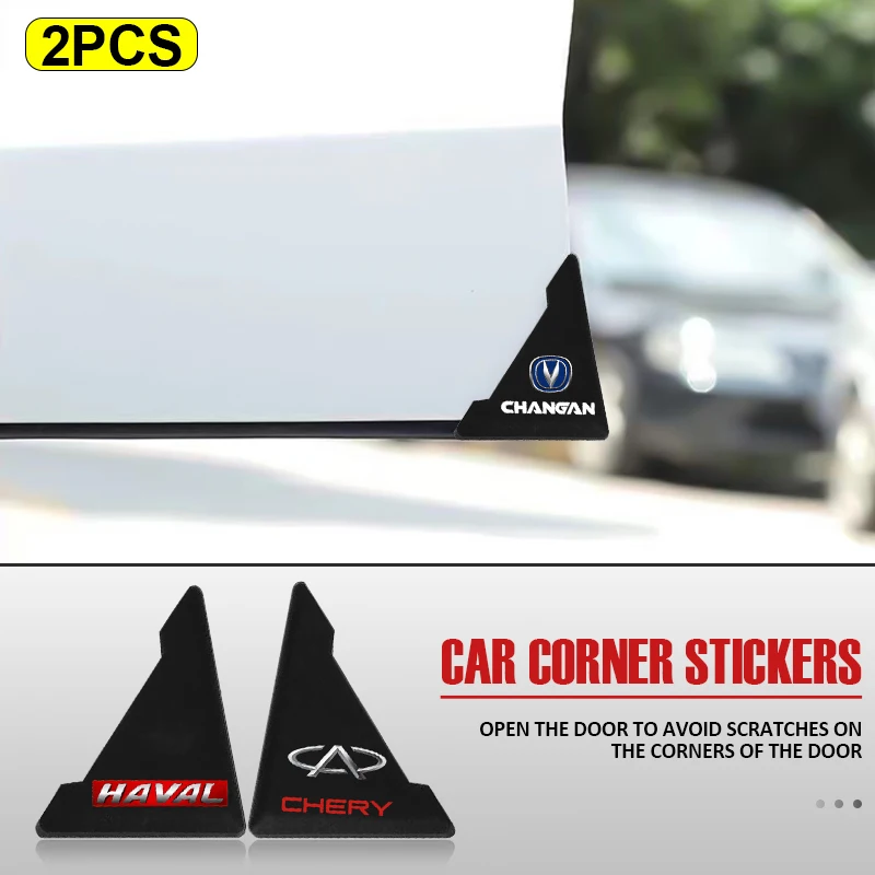 2pcs Door Corner Cover Protector Anti Scratch Sticker for Subaru Forester Impreza Xv Wrx Sti 2010 Outback Legacy BRZ Accessories - купить по