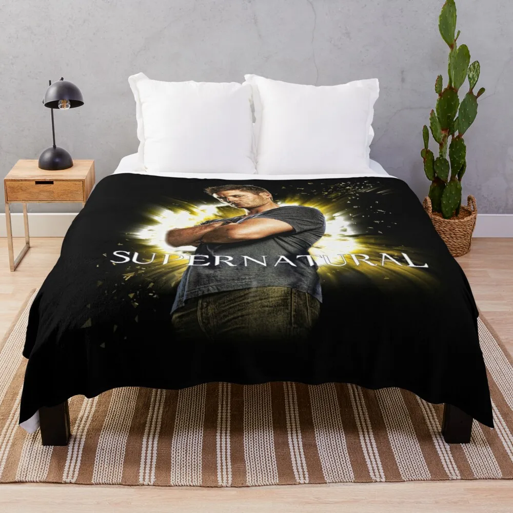 

Dean Winchester Supernatural Throw Blanket Personalized gift