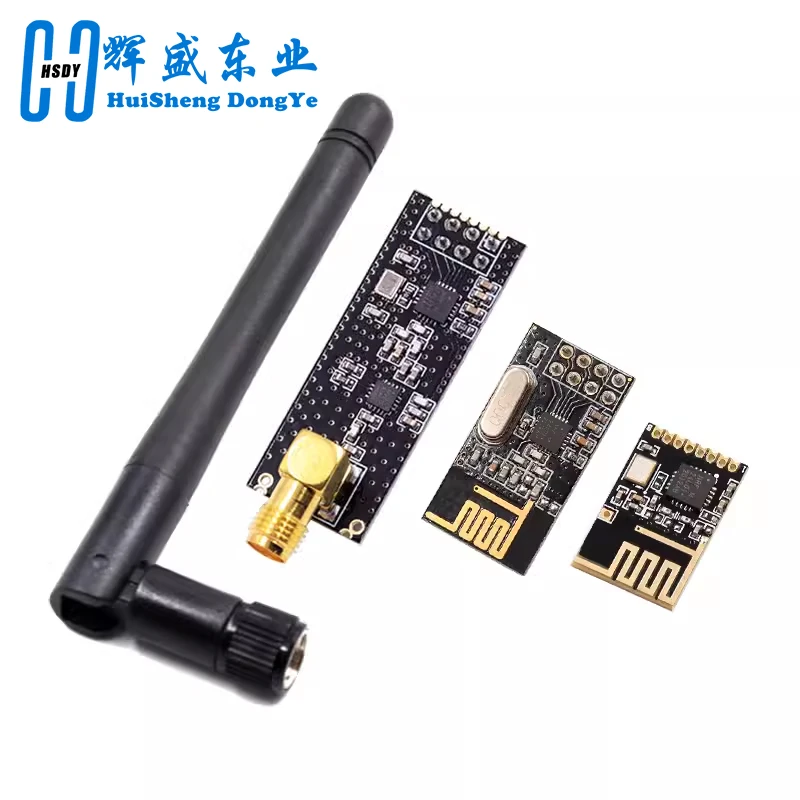 NRF24L01 + 2 4G модуль беспроводной передачи данных 4 ГГц обновленная версия PA LNA 1000