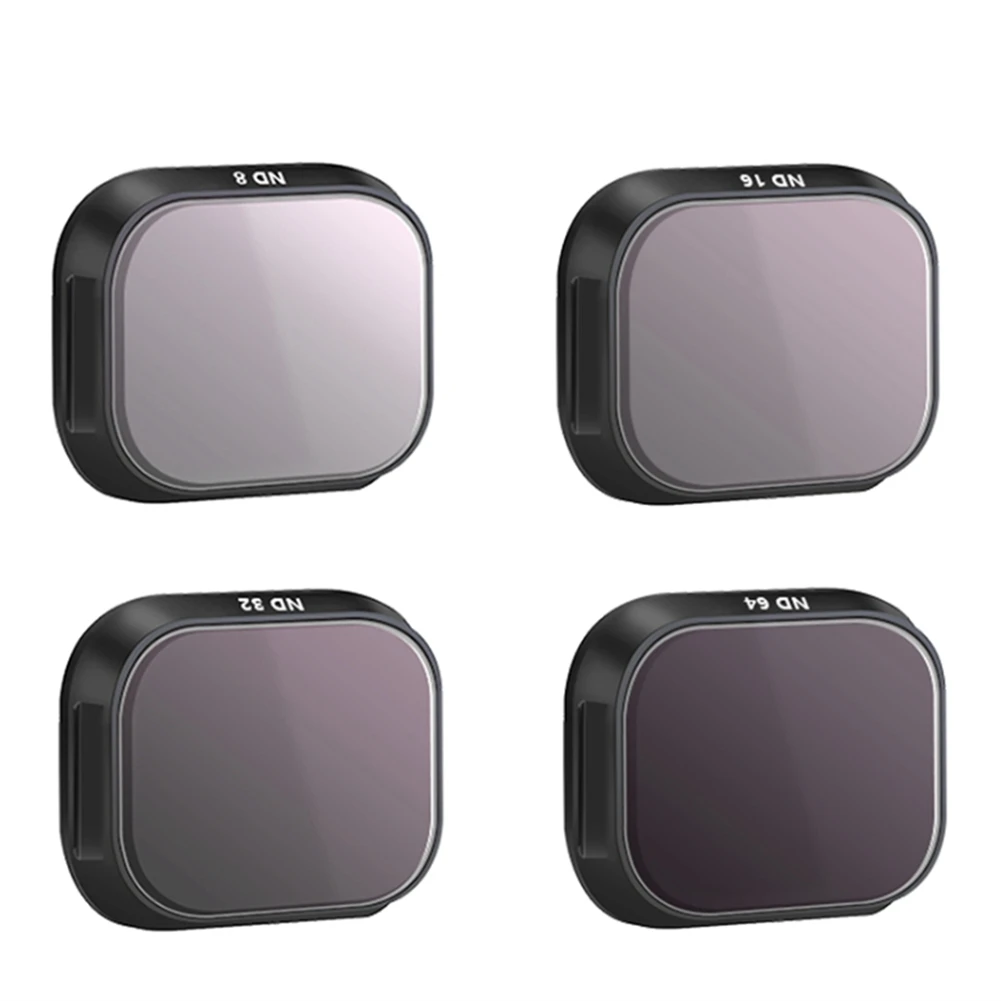 

Aluminum Alloy Filter Set for DJI Mini 3 Pro Camera Lens Mcuv CPL ND8 ND16 ND32 ND64 Filters Accessoires,Four Piece Set