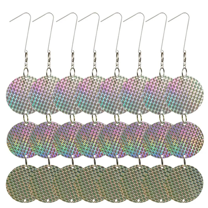 8 шт./набор светоотражающие отпугивающие диски для птиц