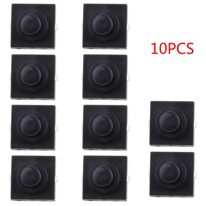 

10 шт., ультратонкая кнопка переключения фонарика, 1 А, 30 В, 2 контакта