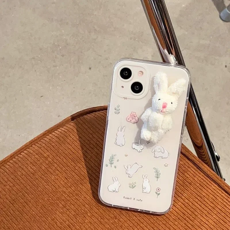 TD165 lint Rabbit для HUAWEI P10 P20 P30 P40 P50 Pro Plus Lite P Smart Mate 10 20 30 40 чехол сделай сам мягкий из ТПУ