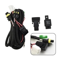 3pcs h11 fog light wiring harness socket with led indicator switch automotive relay high quality car accessories