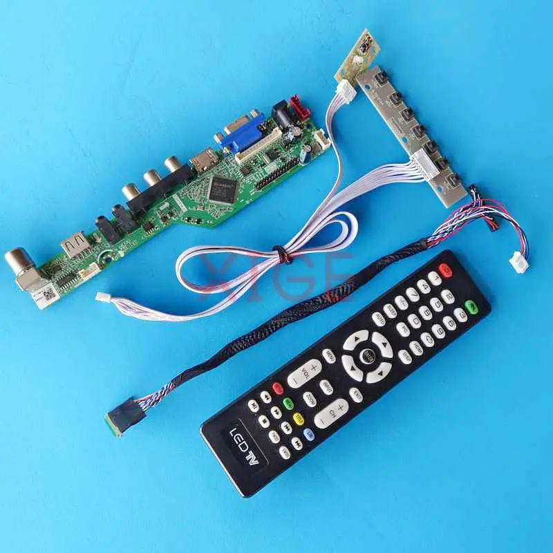 Плата драйвера контроллера для N140B6-L02 N140B6-L08/L24 USB + AV VGA HDMI матрица ноутбука 1366x768 14