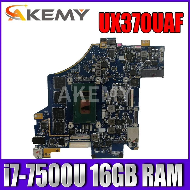 

Akemy FOR Asus Q325UA Q325U UX370UA UX370U UX370UAK Q325UAK Laptop Motherboard 60NB0EN0-MB2110 W/ i7-7500U CPU 16GB RAM