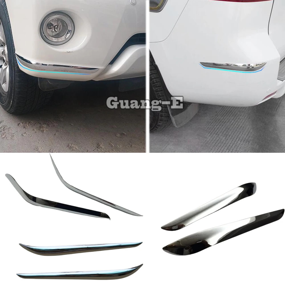 

Передний и задний Боковой бампер автомобиля, защита углов, отделка рамы, Стайлинг для Toyota Prado FJ150 2010 2011 2012 2013 2014 2015-2019