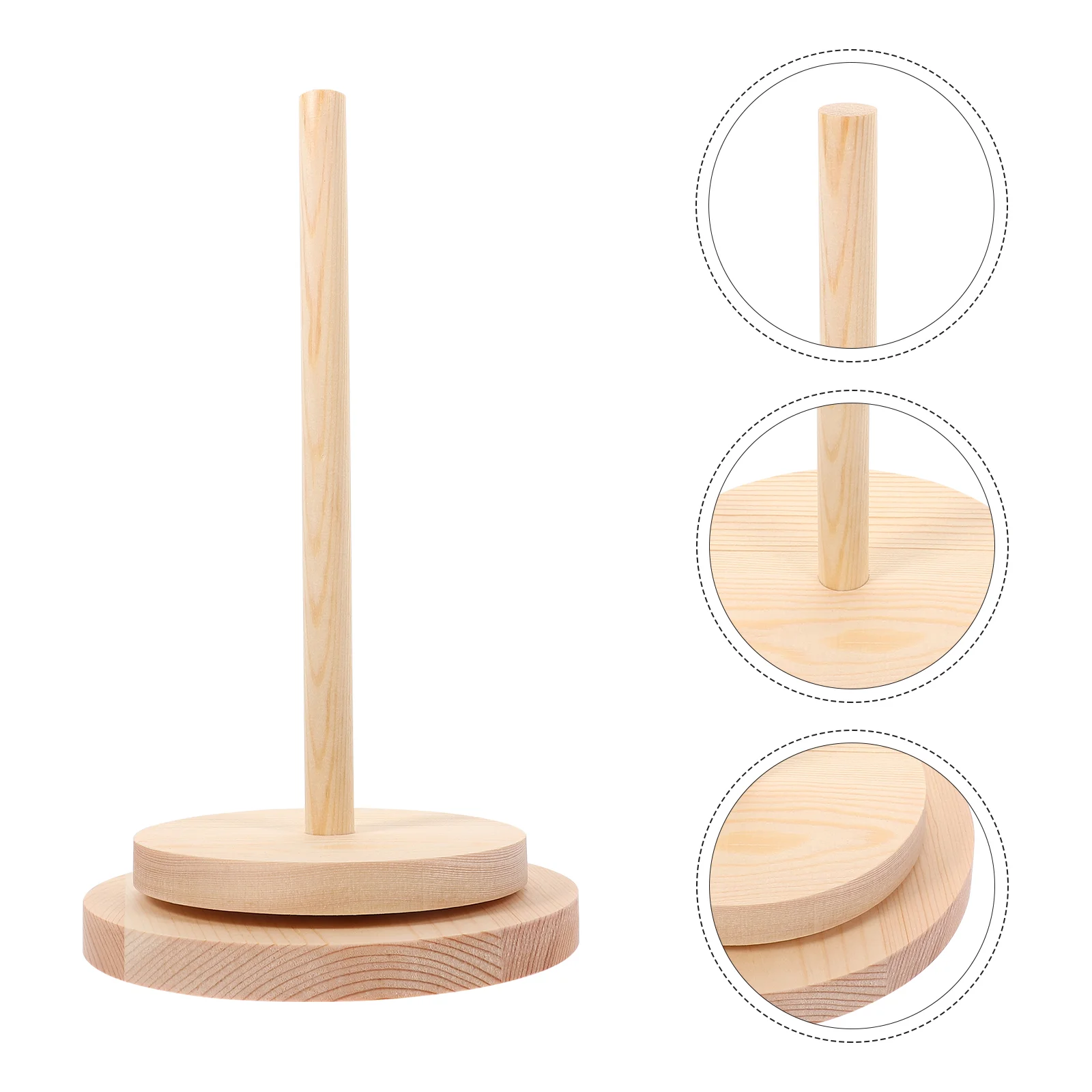 

Wooden Spool Holder DIY Sewing Thread Holder Useful Spool Organizer