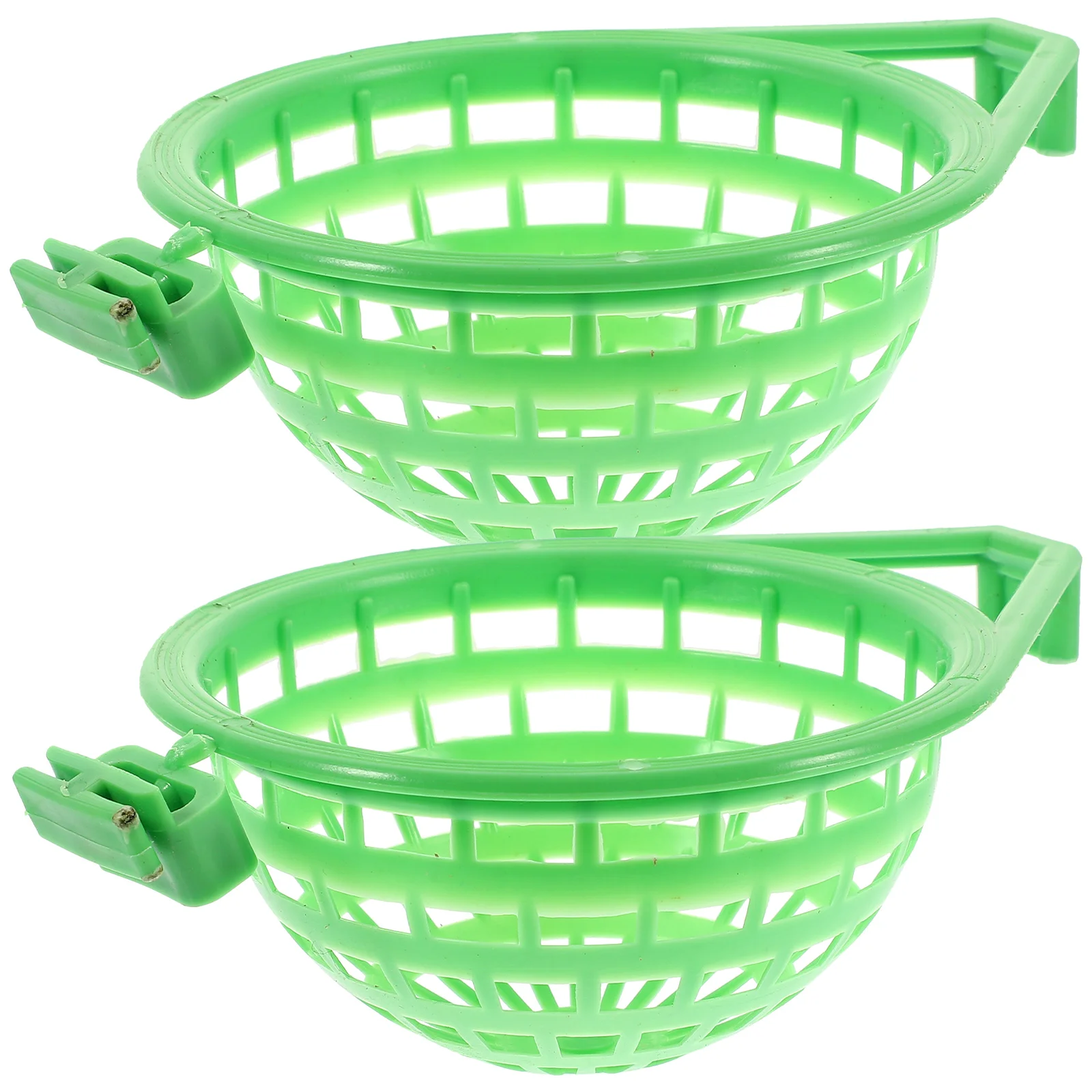 

2 PCS Bird Hideaway Nesting Bowls Pigeon Supplies Jaulas Para Pajaros Periquitos Finch House Plastic Nests Cages Basin