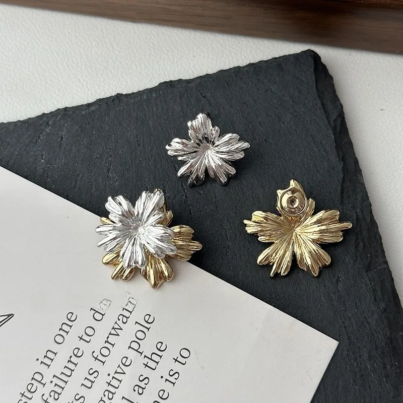  Дизайнерские съемные двухслойные золотые и серебряные двухцветные