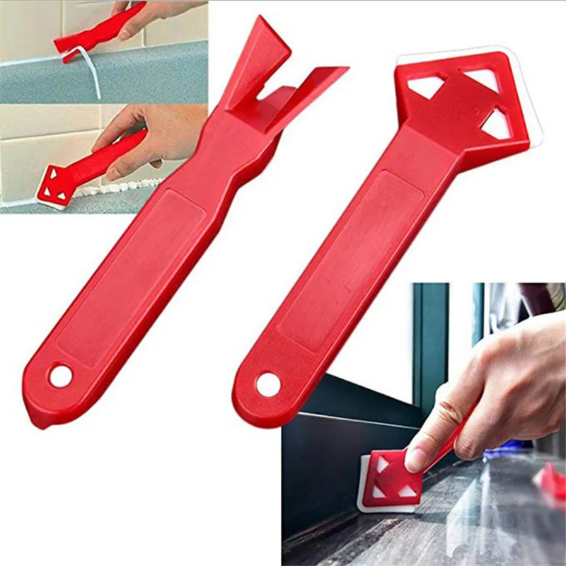 

1Set Negative Angle Scraper Silicone Glass Sealant Remover Tool Kit Scraper Caulking Mould Home Removal Glue Shovel Tools