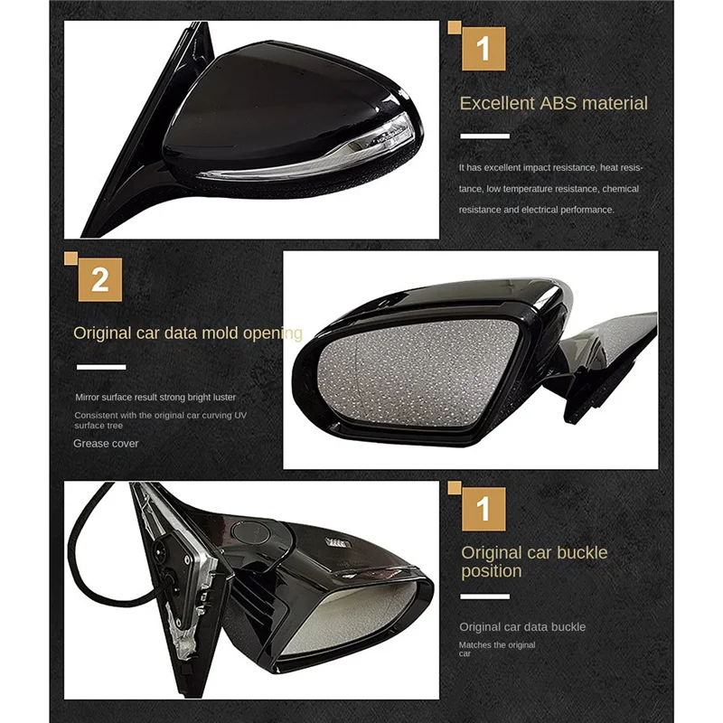 

Автомобильное левое боковое дверное зеркало для Mercedes Benz W222 New S Class S300 S550 S63 Maybach