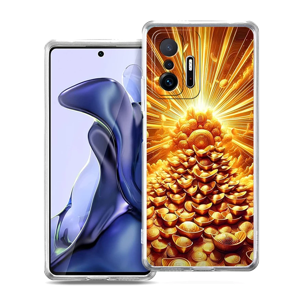 Прозрачный чехол для телефона Xiaomi Mi 14 13 12 11 Ultra 13T 12T 11T Poco X3 NFC F3 F6 Pro 5G Soft TPU Shell