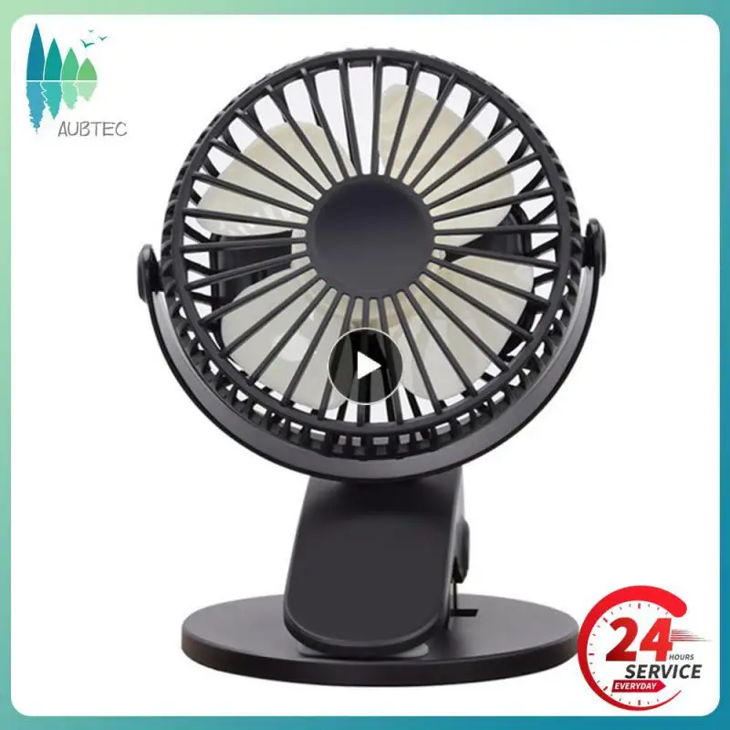 

1~6PCS Summer Portable Mini Fan 3 Speed Adjustable Fans Outdoor Camping Travel USB Rechargeable Fan Clip-on Table-Top Outdoor