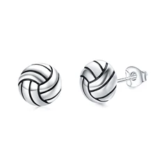 VOJO Sports Stud Earrings Football, Soccer, Basketball, Volleyball, Tennis, Baseball Earrings for Women Men Player Fan Gifts