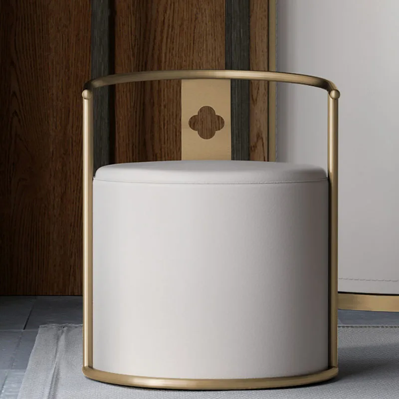 

Vanity Living Room Chair Lounge Bedroom Sofa Gold Art Modern Chair Lazy Luxury Dressing Design Muebles Para El Hogar Furniture