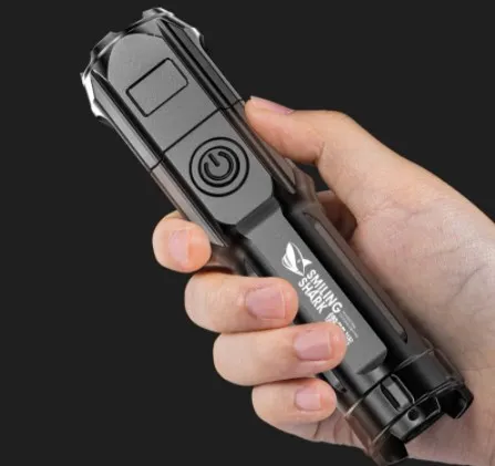 

Смайлик Акула ABS сисветильник свет фокусировка вспышка освещение для улицы портативный дом широко используемая вспышка освещение