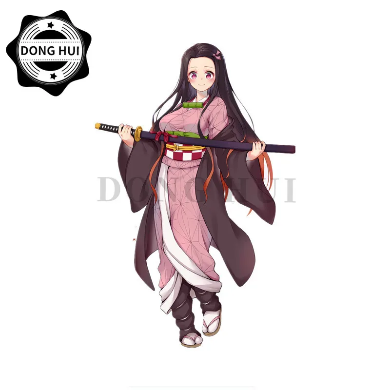 

Автомобильная наклейка Three Ratels F578 Kamado Nezuko Kimetsu No Yaiba, наклейка на кружку, гитару, скейтборд, ноутбук, кемпер, Мотокросс, доску для серфинга