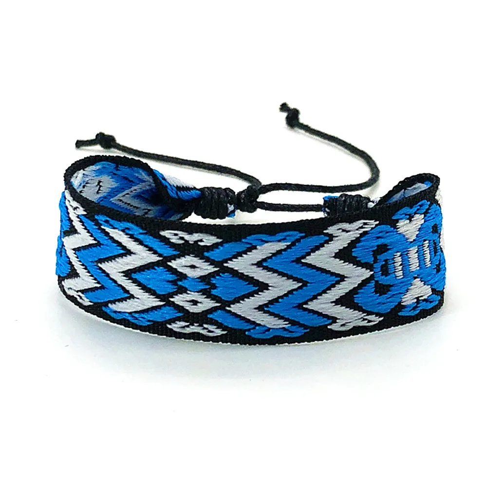 Браслет ручной работы в богемском стиле с перекрестными красочными глазами для