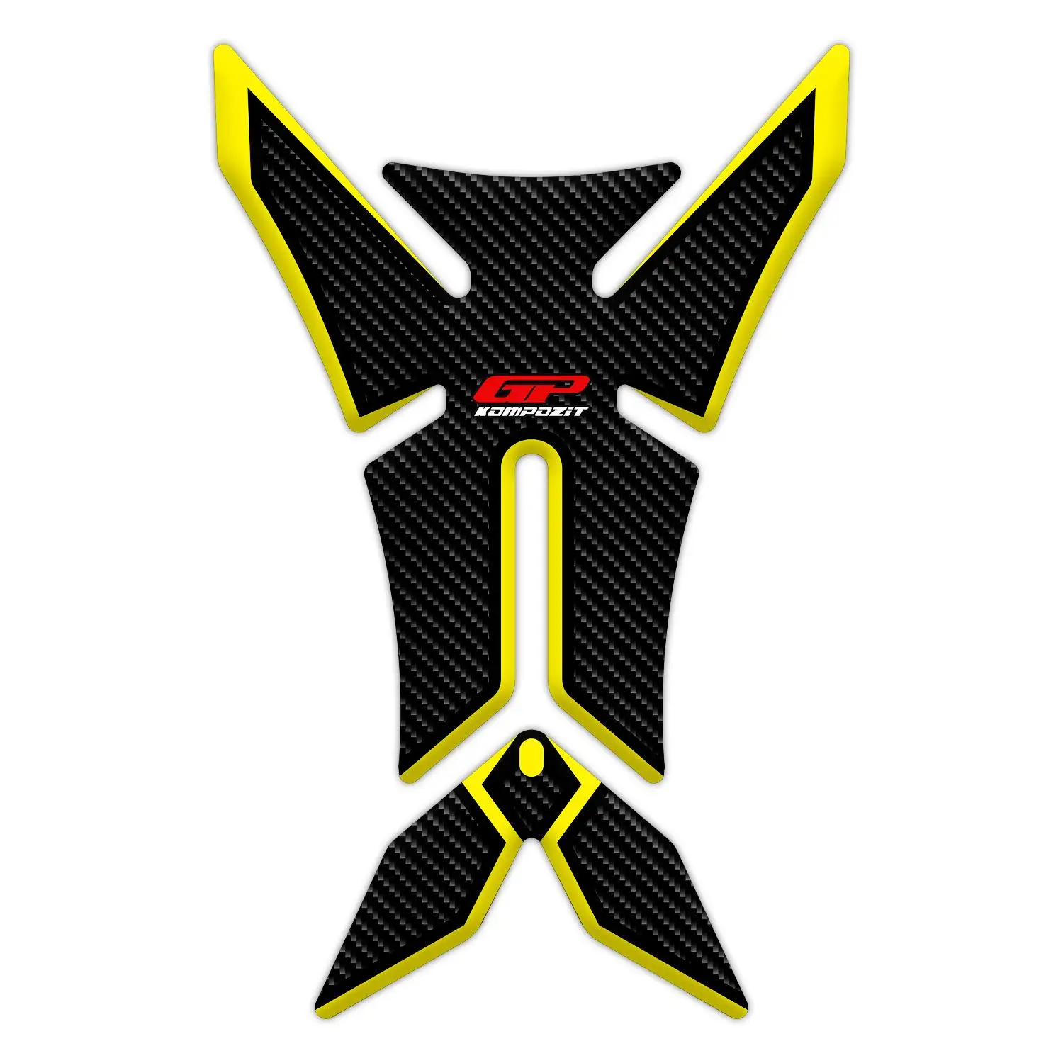 

GP Composite Universal Strip Sticker Tank Pad X Model Yellow