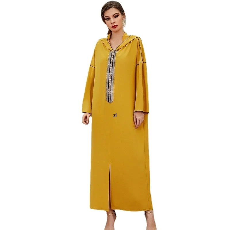 

Eid Mubarak Caftan Kaftan Robe Dubai Abaya Saudi Arabia Turkey Islam Indian Muslim Dress Ramadan Abayas for Women Djellaba Femme