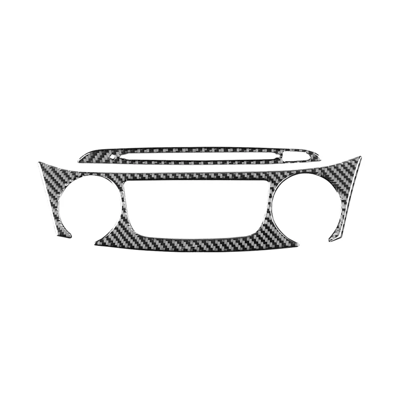 

For Chevy Impala 2014-2020 Soft Carbon Fiber Car Central Control Air Conditioner Buttons Cover Trim Sticker Accessories Parts