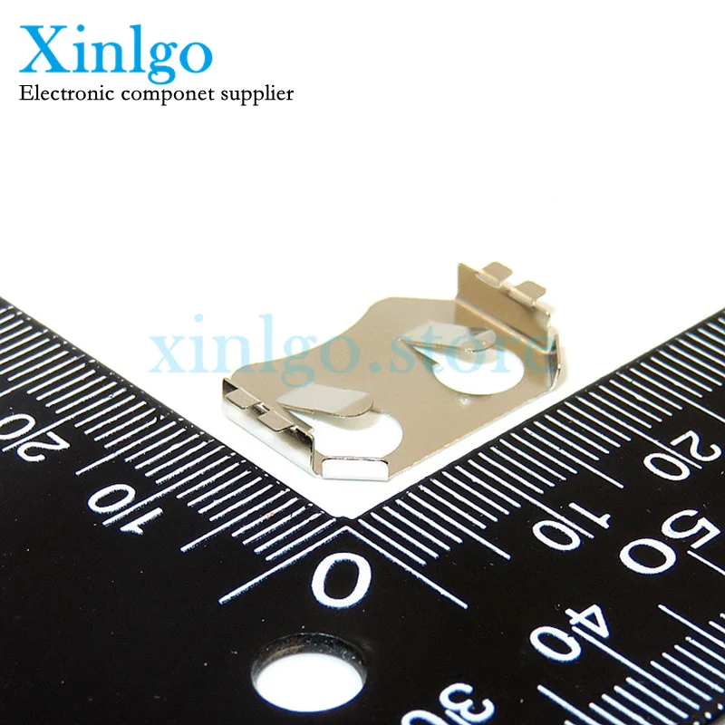 20 шт. SMD Вкладка 20.0 мм CR2032 2032 CR2025 CR2020 Держатель батареи кнопочной батареи Монетная задержка Крестовина BK-912 Поверхностный монтаж печатной платы