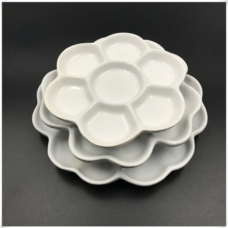 Керамическая палитра Цзиндэчжэнь цветущий пигмент сливы фотография и