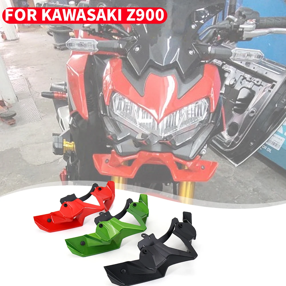 

For Kawasaki Z900 Z 900 2020 2021 2022 Motorcycle Down Force Naked Front Frontal Spoilers Winglet Aerodynamic Wing Spoiler Kit