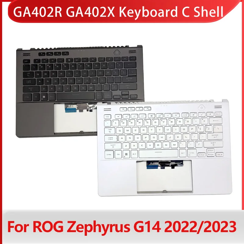 Фото Клавиатура и C-панель (C Shell) для ноутбуков ASUS ROG Zephyrus G14 2022/2023 (модели GA402R, GA402X, GA402RK/RJ/XU/XV/XI/XZ/XY) №1