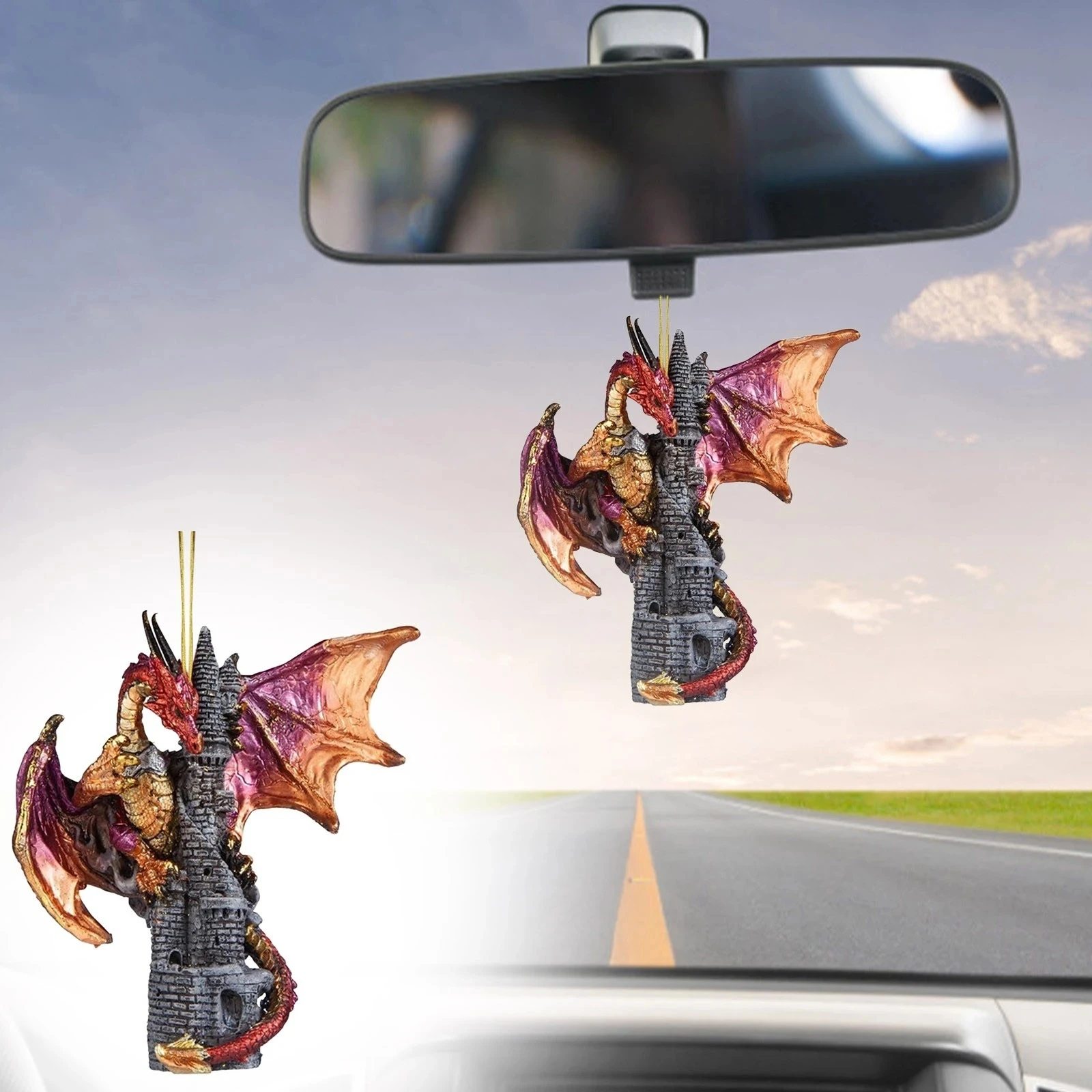 

Ограниченный выпуск, праздничные украшения в виде дракона, праздничные украшения, рождественские уличные украшения, деревянный брелок для автомобиля, Подвесные Подарки