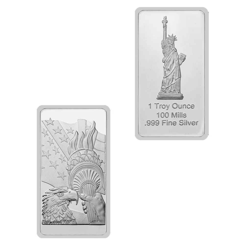 

Статуя Свободы сувенирная Коллекция подарков художественная позолоченная Золотая бара США Свобода, Юбилейный Coin