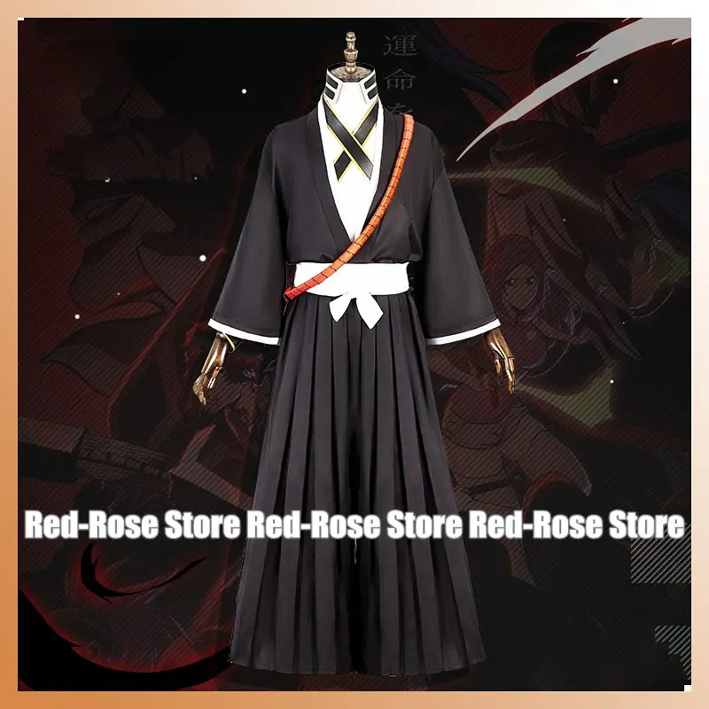 

Kurosaki Ichigo cosplay costumes Anime BLEACH Cosplay Costume Full Set Black Kurosaki Ichigo Suit