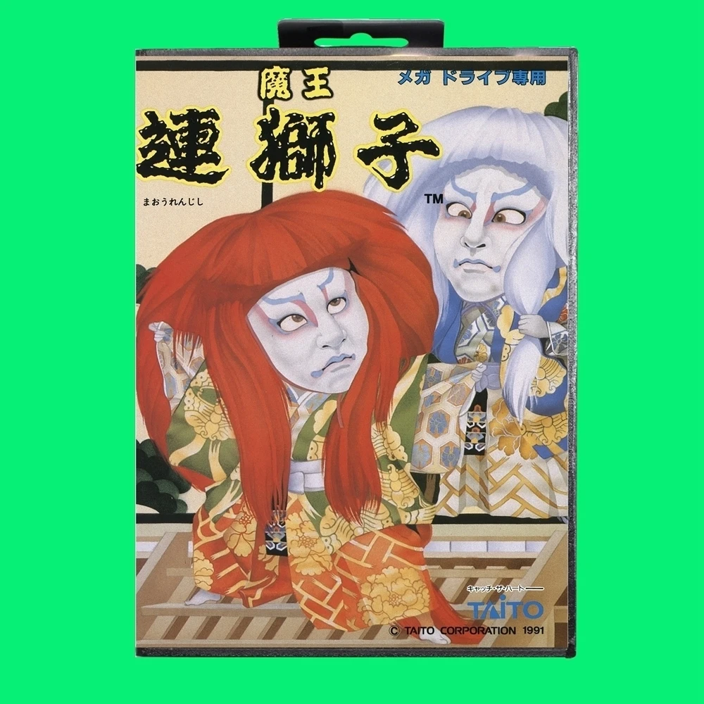 Игровой картридж Maou Renjishi 16-битная игровая карта MD с крышкой JP розничная коробка