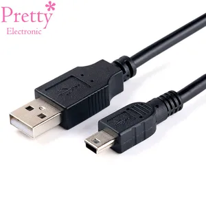 0.3m 1.5m 1m 3m 5m USB Type A To Mini USB Data Sync Cable 5 Pin B Male To Male Charge Charging Cord  in India