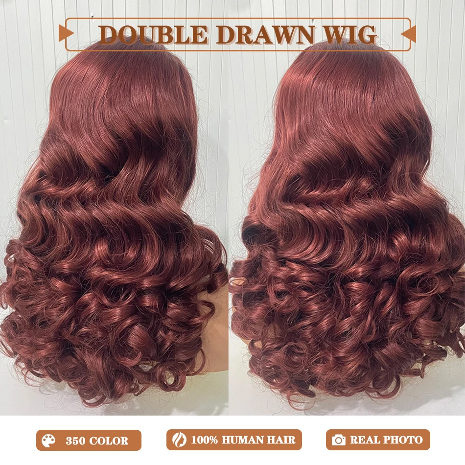 DreamDiana 100% необработанные супер двойные Искусственные парики плотность 250 13x4