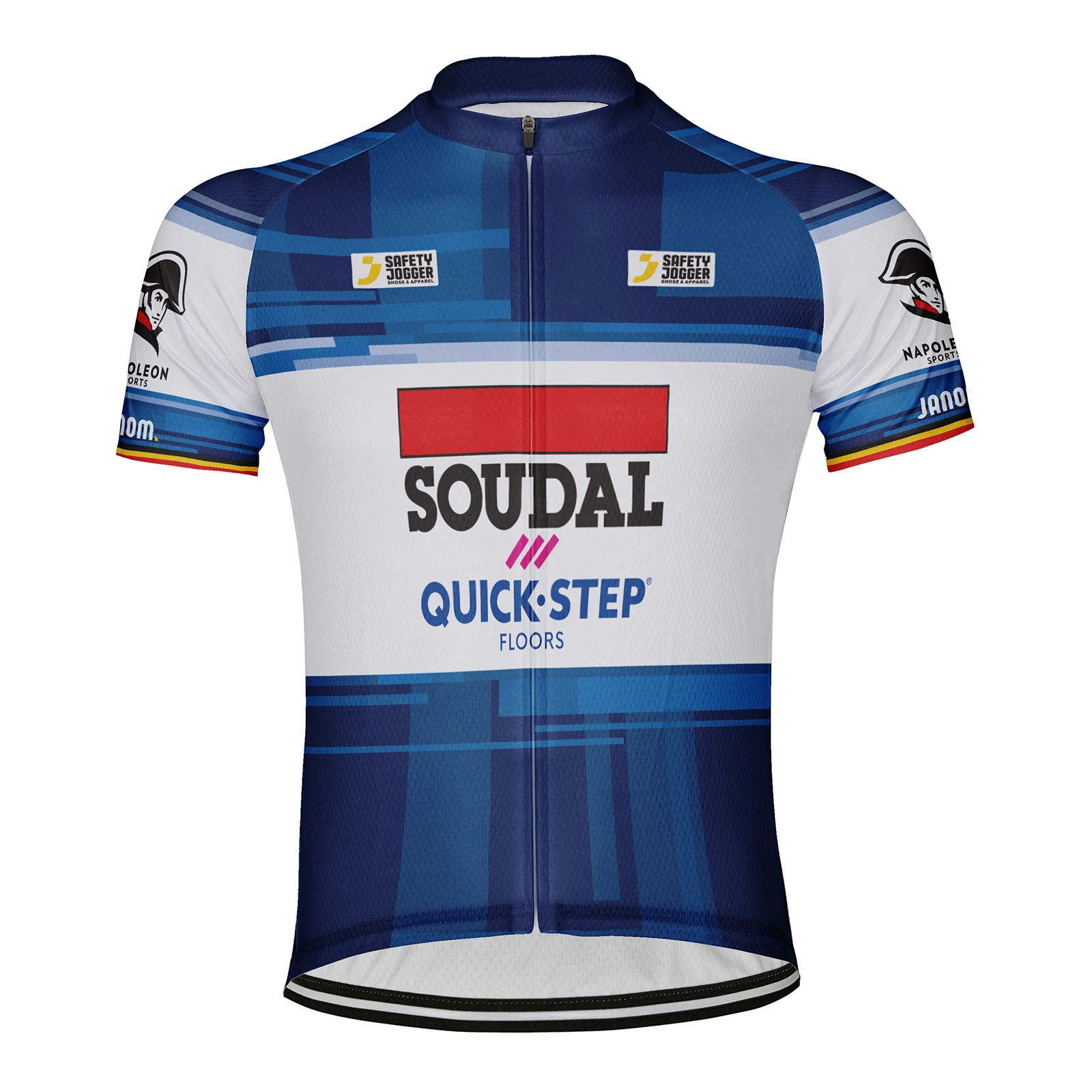 

2023 Belgium Soudal Quick Step Cycling Jersey Short Sleeve Tops Bicycle MTB Downhill Shirt Road Bike Team Summer Sports Clothing