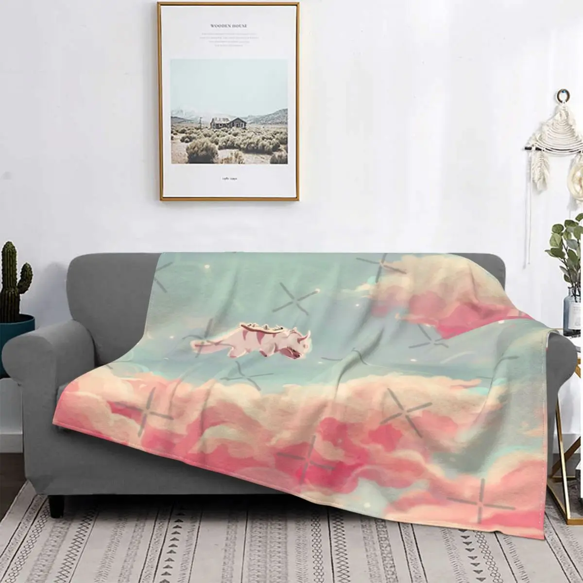 

Póster de Dreamy Appa V1, manta, colcha a cuadros de cama, manta doble de algodón y lino, 150