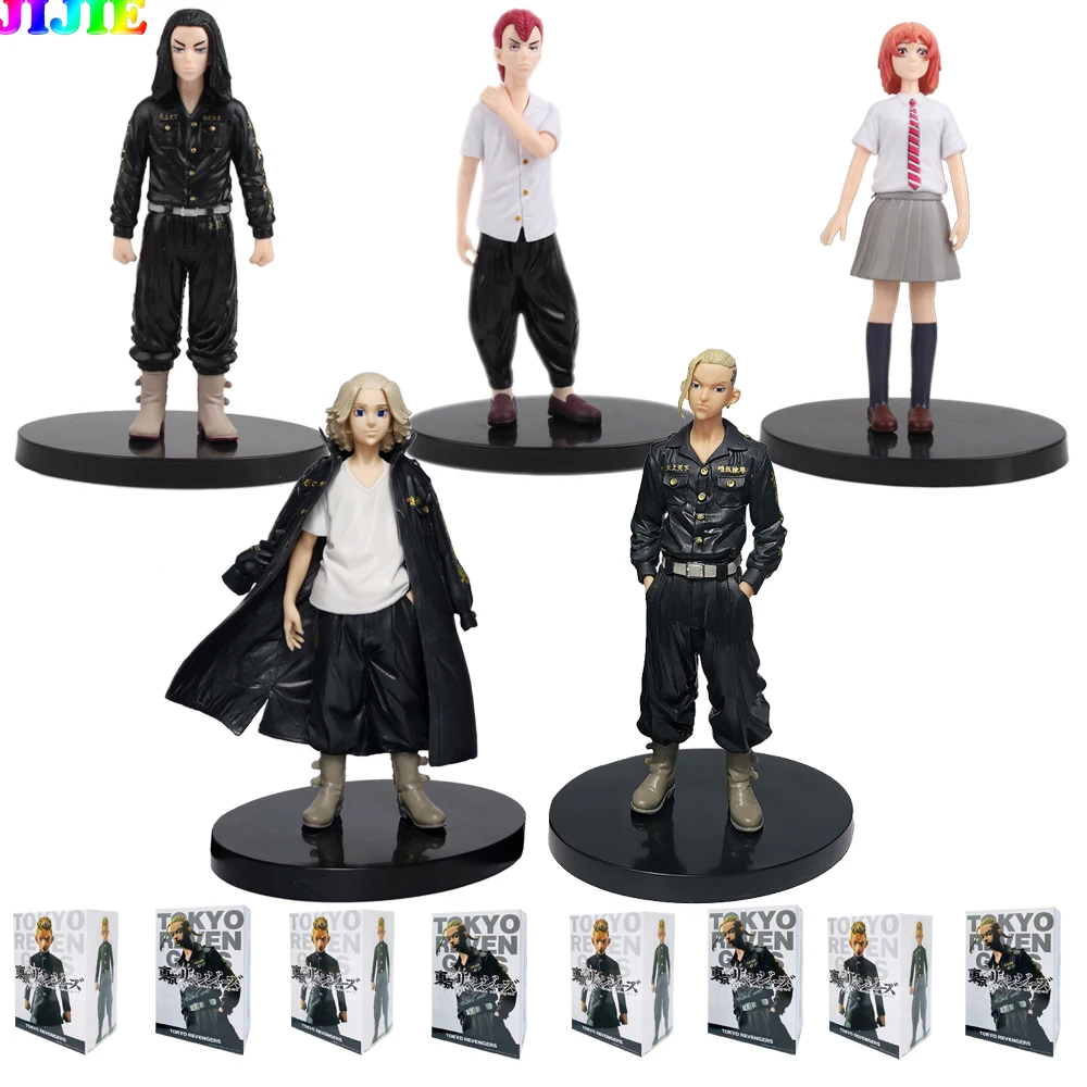 

Tokyo Revenge Figure Anime Action Figures Manjiro Sano Chifuyu Matsuno Takemichi Hanagaki Figurine Manga Collectile Figures