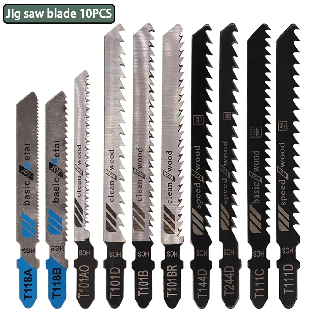 

Набор Пилок Для Лобзика HCS С Т-образной Ручкой, Лезвия Для Сабельной Пилы Для Резки Дерева, Пластика И Металла