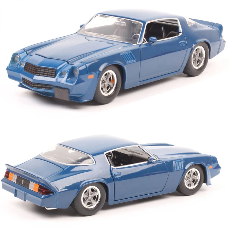 

Jada 1:24 1979 Chevrolet Camaro Z28 винтажный спортивный автомобиль из сплава, имитация под давлением, металлическая модель автомобиля, коллекция подарков