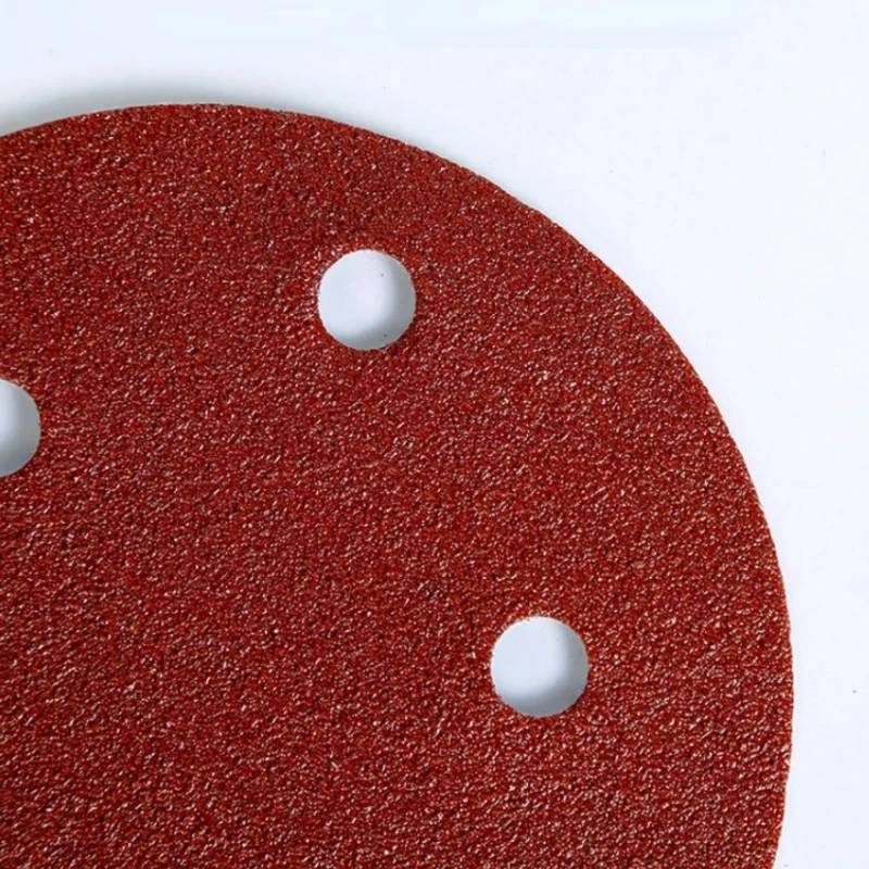 5 дюймов 125 мм круглая наждачная бумага 6 отверстий диск листы песка зернистость