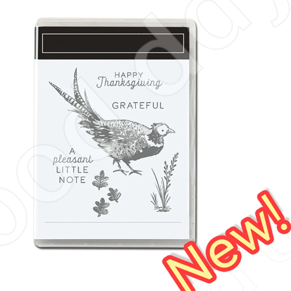 

Arrival Bird Walking on the Ground Clear Stamps or Metal Cutting Dies Sets for DIY Craft Making Scrapbooking 2023 Christmas New