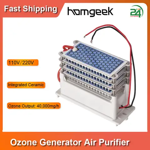 Озоновый генератор, встроенная керамическая озоновая пластина, моющийся очиститель воздуха для кухни, гостиной, удаление курения, приготов...