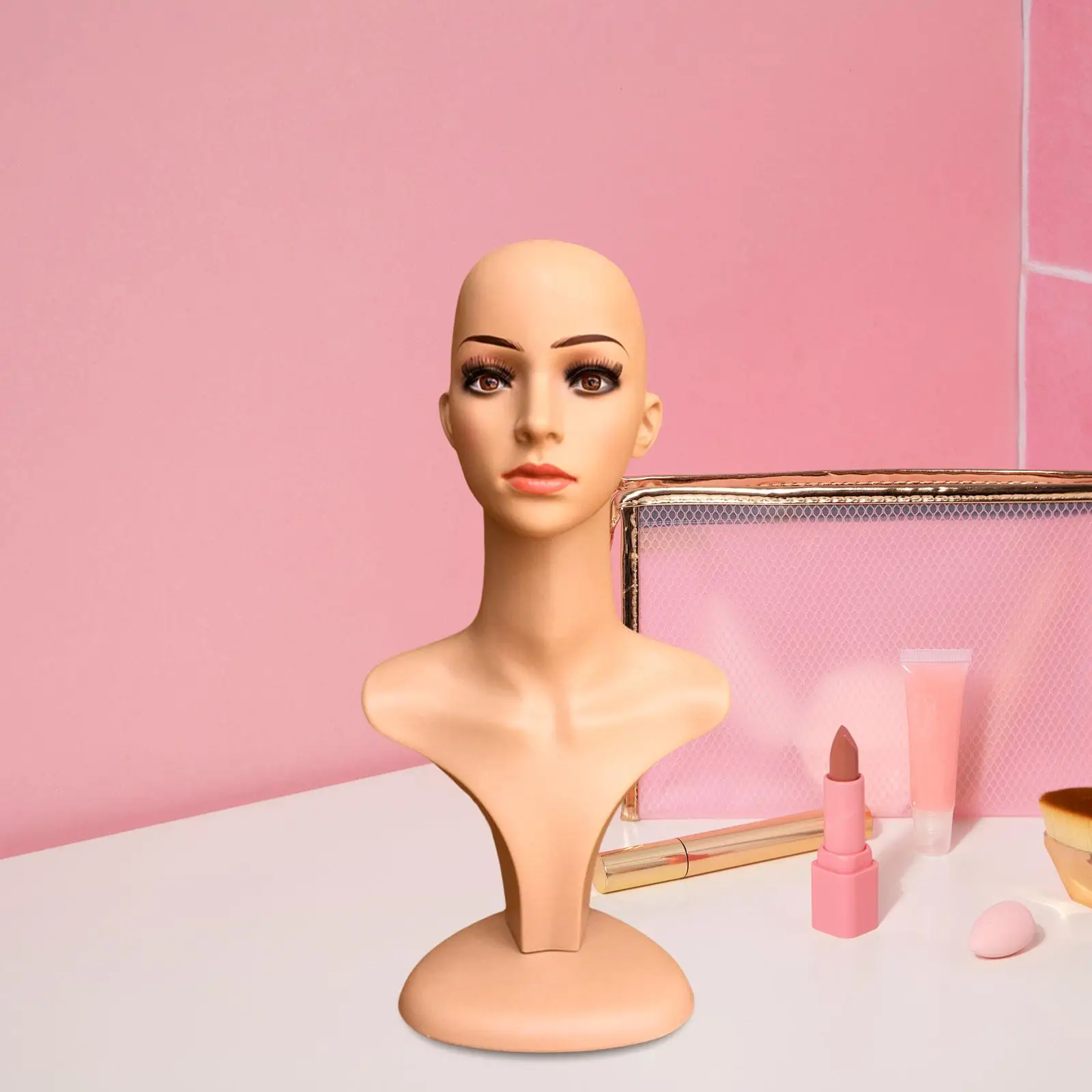 Женская голова манекена женский манекен с плечом портативный