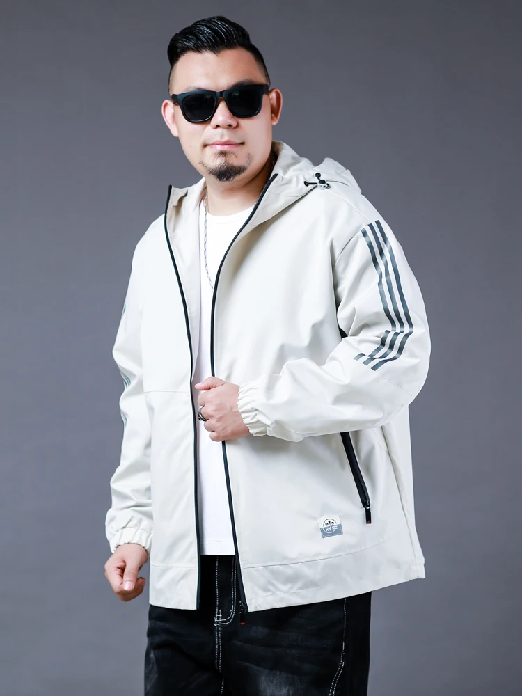 Осенняя одежда мужской Тренч с капюшоном верхняя модная Лоскутная куртка