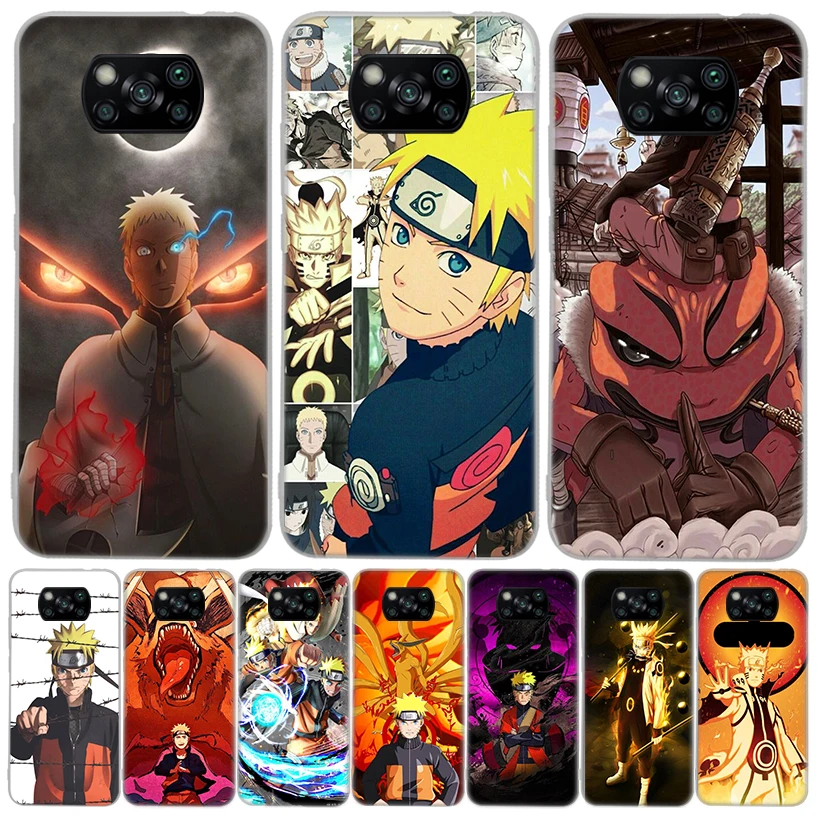 

Naruto Anime Uzumaki For Xiaomi Mi 11T Pro 11 Lite 11i 12X 12 10T 9T 10Lite 5G Phone Case 10 9 8 Ultra 6X 5X CC9 Housing Fundas