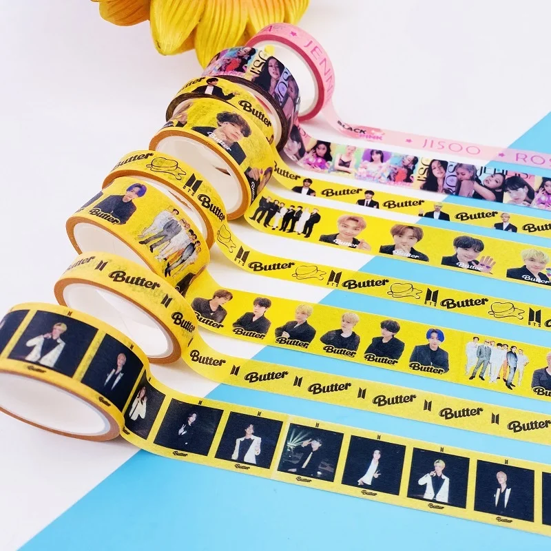 

Bulletproof Junior League butters same tape and paper tape hand account sticker kpop