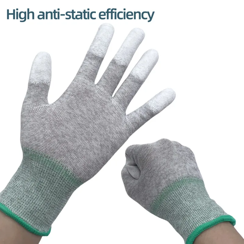 Антистатические защитные рабочие перчатки Электронные промышленные ESD для