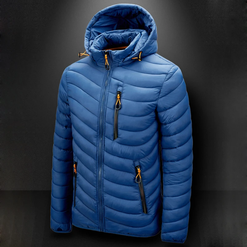 

Куртка мужская с хлопковой подкладкой, теплая парка оверсайз со съемной шапкой, с капюшоном, повседневная верхняя одежда, осень-зима